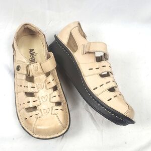 Alegria Pesca Almond Leather Fisherman‎ Sandal
